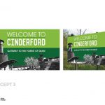Concept 3 for Cinderford Signage